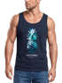 Herren Tank-Top Ananas Galaxy Galaxie Wasser Ozean Muskelshirt Muscle Shirt Neverless®preview