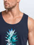 Herren Tank-Top Ananas Galaxy Galaxie Wasser Ozean Muskelshirt Muscle Shirt Neverless®preview