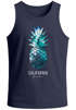 Herren Tank-Top Ananas Galaxy Galaxie Wasser Ozean Muskelshirt Muscle Shirt Neverless®preview