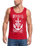 Herren Tank Top Anker Born Free Anchor Sailing Muskelshirt Slim Fit Neverless®preview