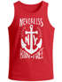 Herren Tank Top Anker Born Free Anchor Sailing Muskelshirt Slim Fit Neverless®preview