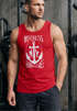 Herren Tank Top Anker Born Free Anchor Sailing Muskelshirt Slim Fit Neverless®preview