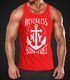 Herren Tank Top Anker Born Free Anchor Sailing Muskelshirt Slim Fit Neverless®preview