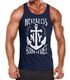 Herren Tank Top Anker Born Free Anchor Sailing Muskelshirt Slim Fit Neverless®preview