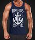 Herren Tank Top Anker Born Free Anchor Sailing Muskelshirt Slim Fit Neverless®preview