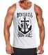 Herren Tank Top Anker Born Free Anchor Sailing Muskelshirt Slim Fit Neverless®preview