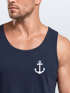 Herren Tank-Top Anker Logo Fashion Maritim Segeln Muskelshirt Sommer Fashion Neverless®preview