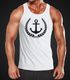 Herren Tank-Top Anker Lorbeerkranz  Aufdruck Print Motiv  Muskelshirt Muscle Shirt Neverless®preview