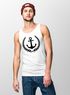 Herren Tank-Top Anker Lorbeerkranz  Aufdruck Print Motiv  Muskelshirt Muscle Shirt Neverless®preview
