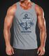 Herren Tank-Top Anker Palmen Anchor Palms Muskelshirt Muscle Shirt Slim Fit Baumwolle Neverless®preview