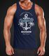 Herren Tank-Top Anker Palmen Anchor Palms Muskelshirt Muscle Shirt Slim Fit Baumwolle Neverless®preview