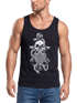 Herren Tank-Top Anker Skull Beard Totenkopf mit Bart Tau Seemann Muskelshirt Muscle Shirt Neverless®preview