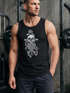 Herren Tank-Top Anker Skull Beard Totenkopf mit Bart Tau Seemann Muskelshirt Muscle Shirt Neverless®preview