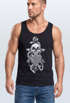 Herren Tank-Top Anker Skull Beard Totenkopf mit Bart Tau Seemann Muskelshirt Muscle Shirt Neverless®preview