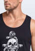 Herren Tank-Top Anker Skull Beard Totenkopf mit Bart Tau Seemann Muskelshirt Muscle Shirt Neverless®preview