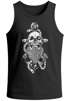 Herren Tank-Top Anker Skull Beard Totenkopf mit Bart Tau Seemann Muskelshirt Muscle Shirt Neverless®preview