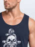 Herren Tank-Top Anker Skull Beard Totenkopf mit Bart Tau Seemann Muskelshirt Muscle Shirt Neverless®preview