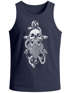 Herren Tank-Top Anker Skull Beard Totenkopf mit Bart Tau Seemann Muskelshirt Muscle Shirt Neverless®preview
