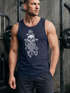 Herren Tank-Top Anker Skull Beard Totenkopf mit Bart Tau Seemann Muskelshirt Muscle Shirt Neverless®preview