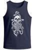 Herren Tank-Top Anker Skull Beard Totenkopf mit Bart Tau Seemann Muskelshirt Muscle Shirt Neverless®preview