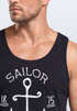 Herren Tank-Top Anker Spirit Vintage Segeln Vintage Muskelshirt Muscle Shirt Neverless®preview