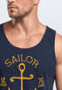Herren Tank-Top Anker Spirit Vintage Segeln Vintage Muskelshirt Muscle Shirt Neverless®preview