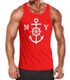 Herren Tank Top Anker Steuerrad Anchor Steering Wheel Neverless®preview