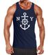 Herren Tank Top Anker Steuerrad Anchor Steering Wheel Neverless®preview