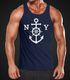 Herren Tank Top Anker Steuerrad Anchor Steering Wheel Neverless®preview