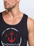 Herren Tank-Top Anker Vintage Wasser Muskelshirt Muscle Shirt Neverless®preview