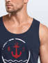 Herren Tank-Top Anker Vintage Wasser Muskelshirt Muscle Shirt Neverless®preview