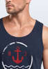 Herren Tank-Top Anker Vintage Wasser Muskelshirt Muscle Shirt Neverless®preview