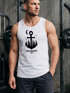 Herren Tank-Top Anker Wald Mond Vögel Adventure Vintage Muskelshirt Muscle Shirt Neverless®preview