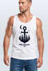 Herren Tank-Top Anker Wald Mond Vögel Adventure Vintage Muskelshirt Muscle Shirt Neverless®preview