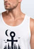 Herren Tank-Top Anker Wald Mond Vögel Adventure Vintage Muskelshirt Muscle Shirt Neverless®preview