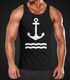 Herren Tank-Top Anker Wasserwelle Muskelshirt Muscle Shirt Neverless®preview