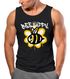 Herren Tank-Top Aufdruck Bee Happy Biene Blume Graffiti SchriftzugFashion Streetstyle  Muskelshirt Neverless®preview