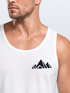 Herren Tank-Top Aufdruck Berg Wandern Polygon Design Print Outdoor Muskelshirt Neverless®preview