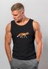 Herren Tank-Top Aufdruck Fuchs Polygon Kunstdruck Geometrie Outdoor Tier Motiv Muskelshirt Neverless®preview