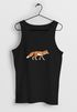 Herren Tank-Top Aufdruck Fuchs Polygon Kunstdruck Geometrie Outdoor Tier Motiv Muskelshirt Neverless®preview