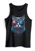Herren Tank-Top Aufdruck Katze Cat Sommer Style Fashion Streetstyle Muskelshirt Muscle Shirt Neverless®preview