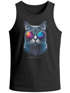 Herren Tank-Top Aufdruck Katze Cat Sommer Style Fashion Streetstyle Muskelshirt Muscle Shirt Neverless®preview