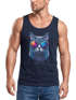 Herren Tank-Top Aufdruck Katze Cat Sommer Style Fashion Streetstyle Muskelshirt Muscle Shirt Neverless®preview