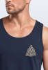 Herren Tank-Top Aufdruck Logo Wikinger nordische Mythologie Wotansknoten Valhalla Muskelshirt Neverless®preview