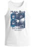 Herren Tank-Top Aufdruck Malibu Beach California Surf Classic Sonne Sommer Palmen Vintage Muskelshirt Muscle Shirt Neverless®preview