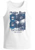 Herren Tank-Top Aufdruck Malibu Beach California Surf Classic Sonne Sommer Palmen Vintage Muskelshirt Muscle Shirt Neverless®preview