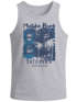 Herren Tank-Top Aufdruck Malibu Beach California Surf Classic Sonne Sommer Palmen Vintage Muskelshirt Muscle Shirt Neverless®preview