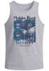 Herren Tank-Top Aufdruck Malibu Beach California Surf Classic Sonne Sommer Palmen Vintage Muskelshirt Muscle Shirt Neverless®preview