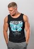 Herren Tank-Top Aufdruck Schmetterling Butterfly Smile Make your own History Fashion Techwear Streetstyle Muskelshirt Neverless®preview