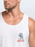 Herren Tank-Top Aufdruck Schrift Eat Pasta Backprint Brustlogo Retro Fashion Sommer Muskelshirt Neverless®preview